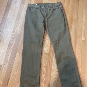 Dark khaki Levis pants 34W 32L